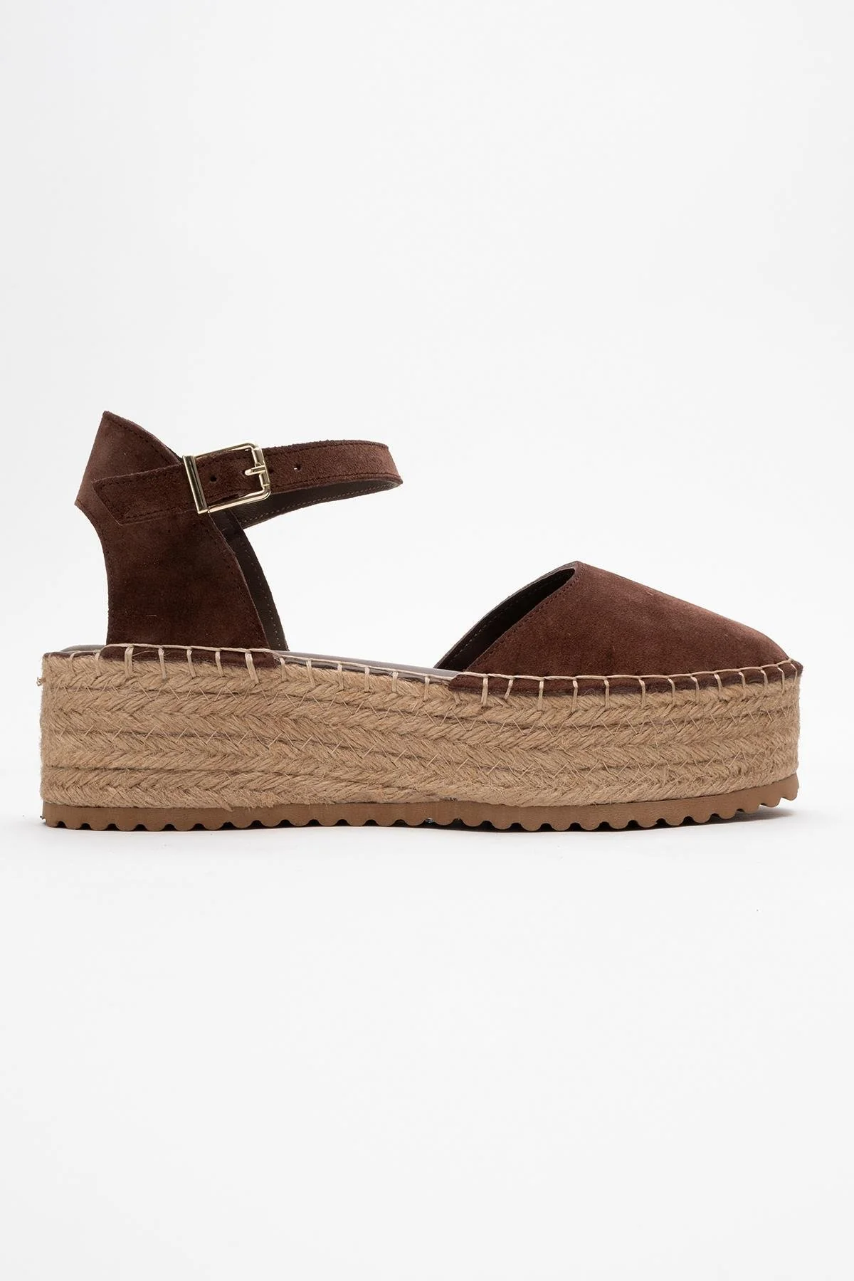 Viba - Brown Suede Leather Espadrilles (Women) - Image 5