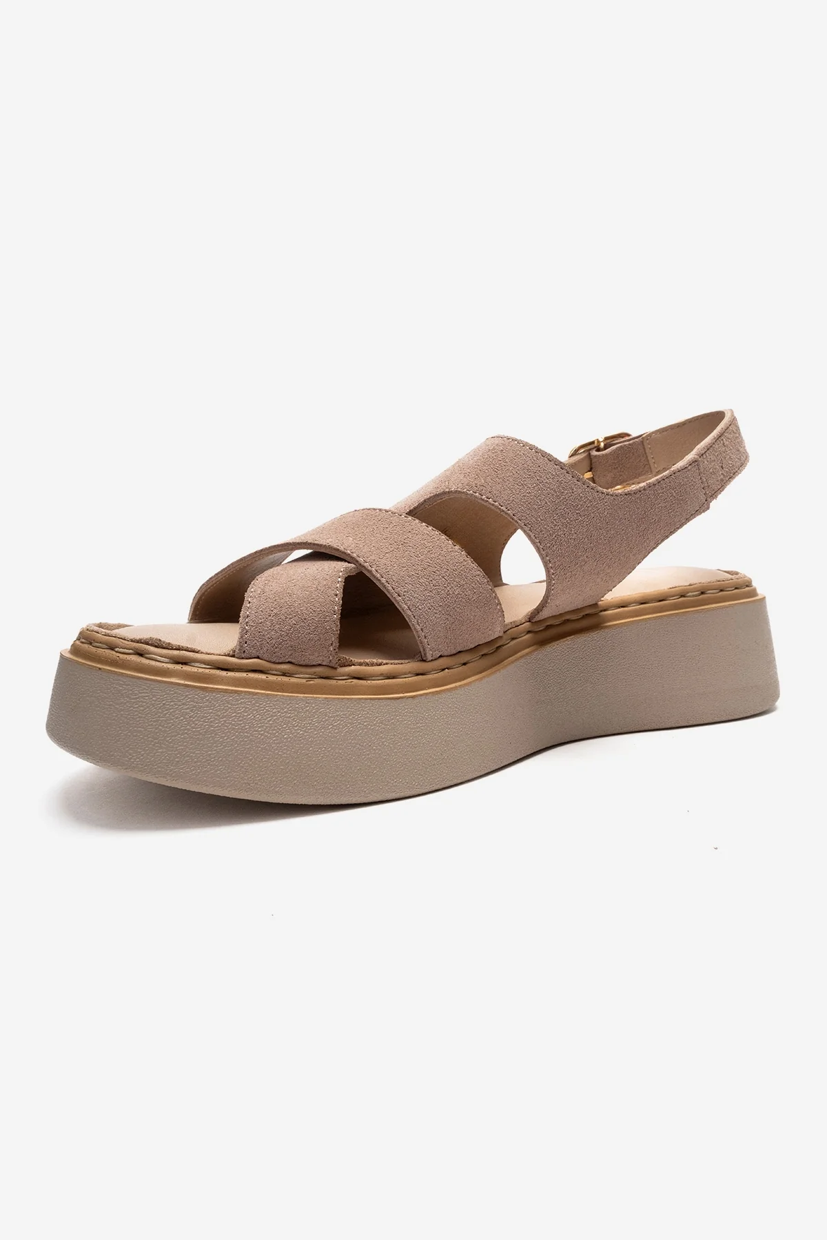Vien - Beige Genuine Leather Sandal (Women) - Image 6