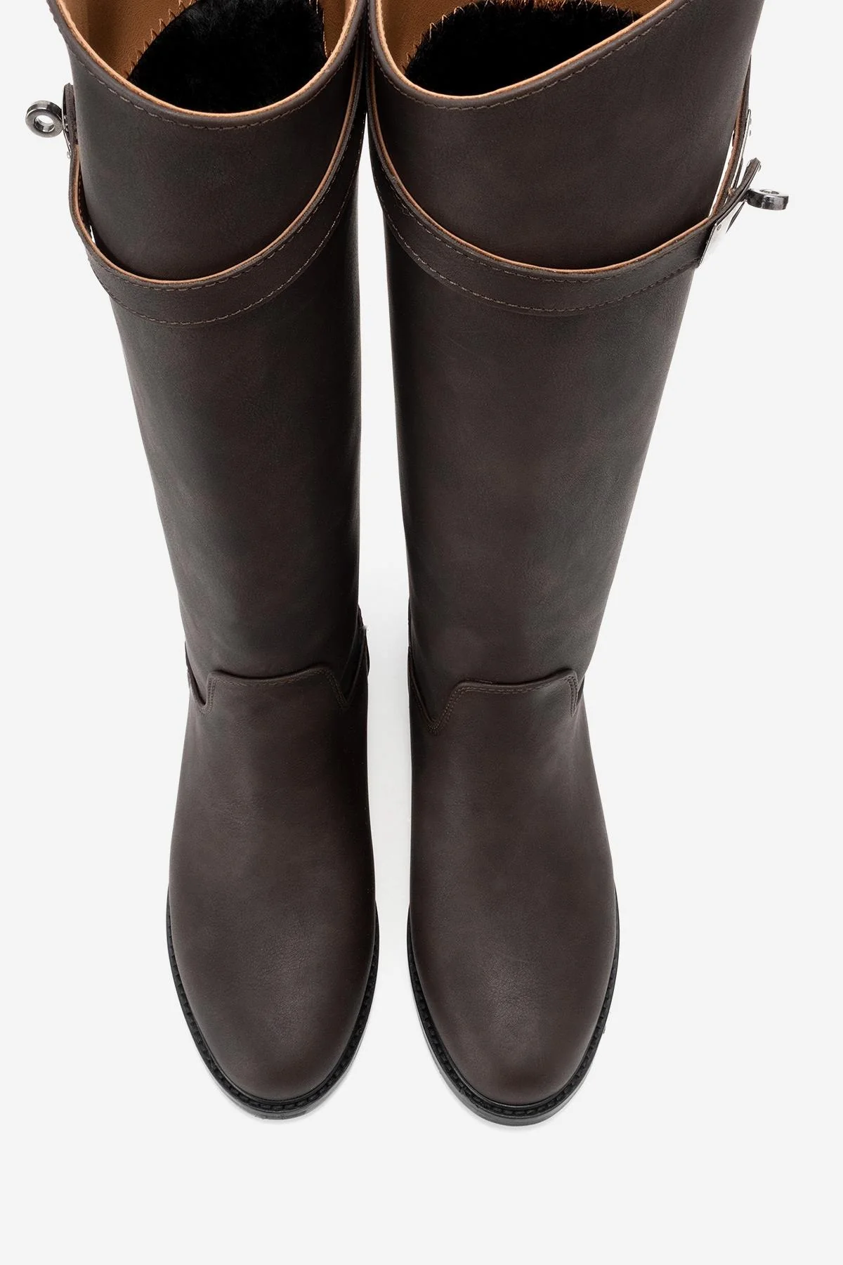 Yoko - Brown Nubuck Riding Boot (women) - Image 2